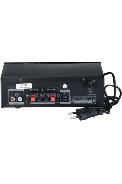 MEKSE UA-101 30W RMS Stereo Bluetooth Şarjlı 12V Özellikli Amfi