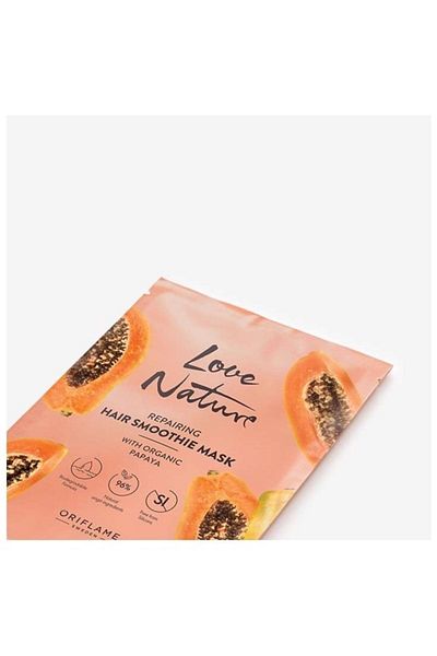 Oriflame قناع إصلاح الشعر التالف بالبابايا العضوي من Love Nature