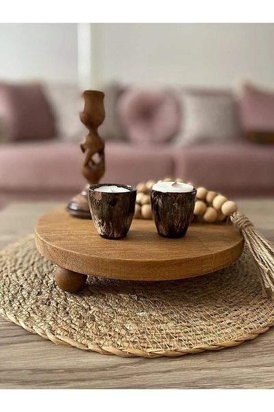 Rabo Craft Wooden Presentation Rack Standing Presentation Rack Wooden Walnut Color