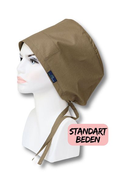 doktorbonem Khaki Green Single Color - Standard Size Surgical Bonnet, Doctor Nurse Healthcare Hospital Bonnet