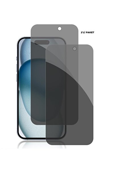 Evax (2'Lİ GUARD HAYALET) Iphone 15 Uyumlu Hayalet Özellikli Tam Kaplayan Gua...