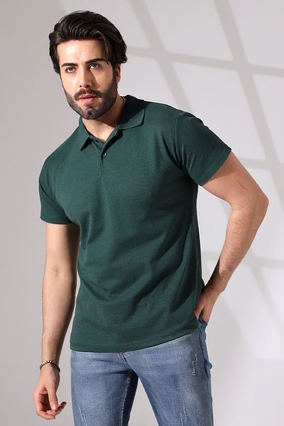 Burlu Ανδρικό καλοκαιρινό μπλουζάκι Polo Neck - Σετ 3 τεμαχίων