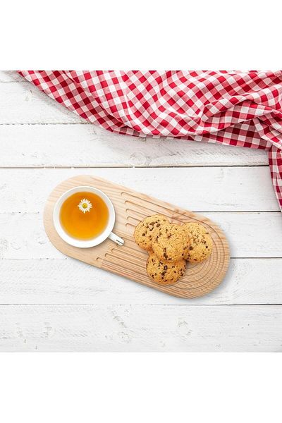 Rabo Craft Wooden Oil Pot Stand, Snack Bowl - Coffee Pot - Presentation Stand