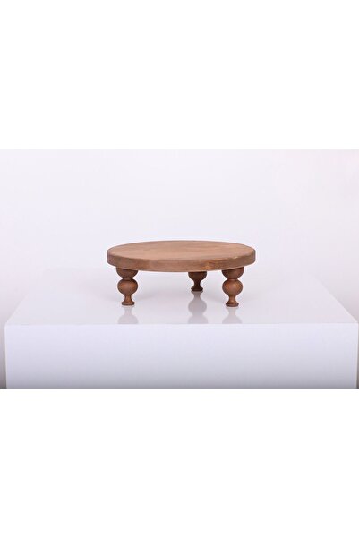 Rabo Craft Wooden Presentation Holder Special Design Standing Presentation Holder Wooden Walnut Color