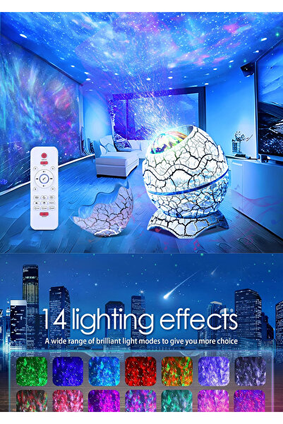 Laraheiser Premium Galaxy Gece Lambası Ambiyans Projector Dekorasyon/galaxy C...