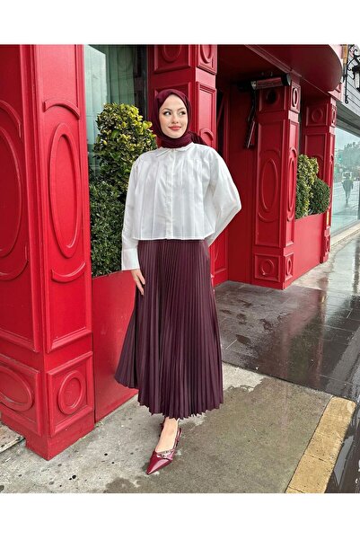 Zübeyde Sayın تنورة حجاب هينزا مطوية