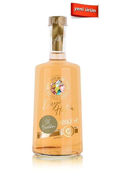 DAYE HATUN Süt Devedikeni Tohumu Sirkesi / Milk Thistle Vinegar (DOĞAL FER CANLI SİRKE / NAT. FERM. / 500 ML)