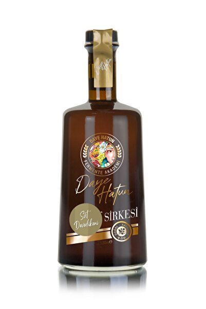 DAYE HATUN Süt Devedikeni Tohumu Sirkesi / Milk Thistle Vinegar (DOĞAL FER CANLI SİRKE / NAT. FERM. / 500 ML)