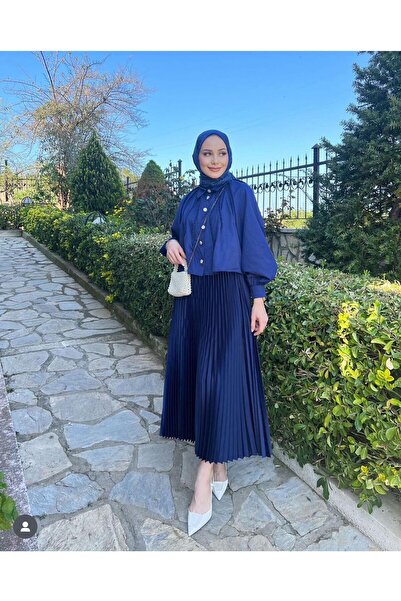 Zübeyde Sayın تنورة حجاب هينزا مطوية