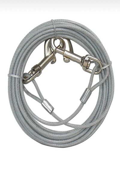 LİDERSAN ÇELİK Mm 8 Meters Dog Garden Tethering Rope Transparent Color