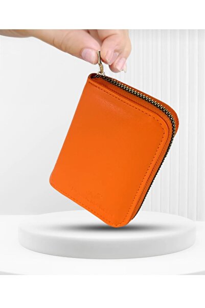 yonca aksesuar المحفظة النسائية البرتقالية