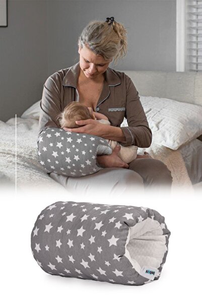 Beibons Tam Ortopedik Bebek Emzirme Minderi - Konforlu Emzirme Yastığı - Pamu...