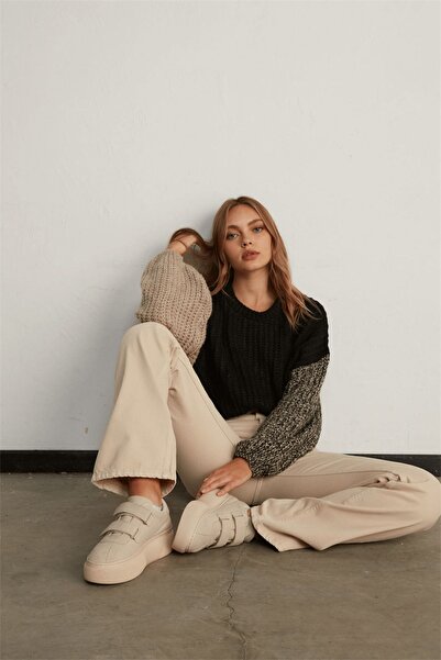 VATKALI High Rise Straight Jean Beige