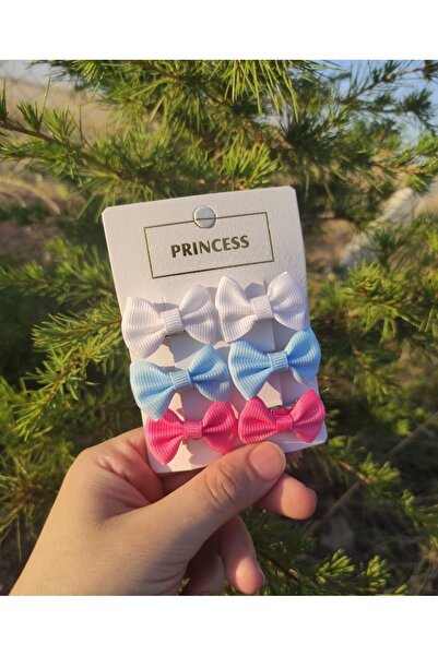 MutluBiDünya Lily Kız Bebek Çocuk 3 Çift Klipsli Mini Toka