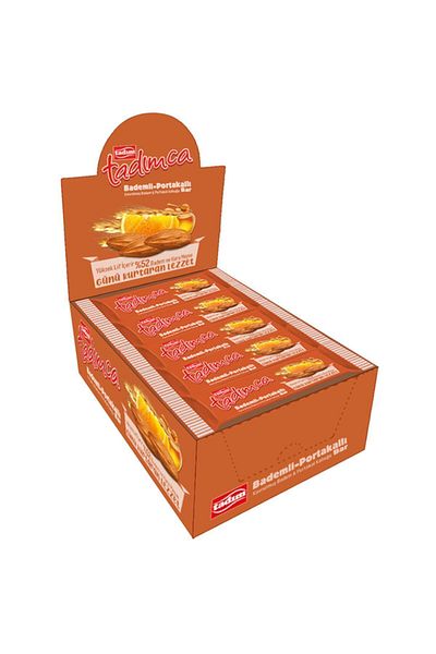 Tadım Orange Bar with Almonds 30Gr X 20 Pieces