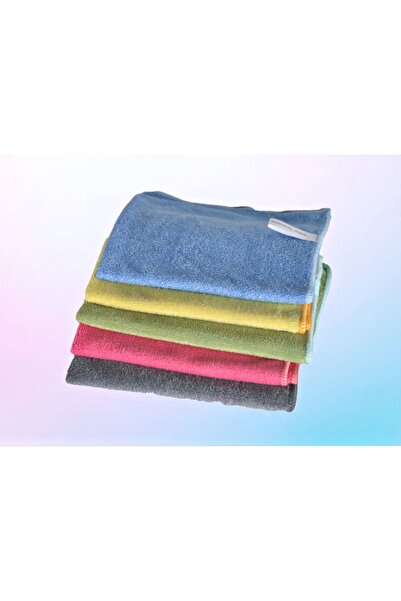 Genel Temizlik Bezi Parlak Doku 5'li Grup 40x40 Cm ( 5 Renk )