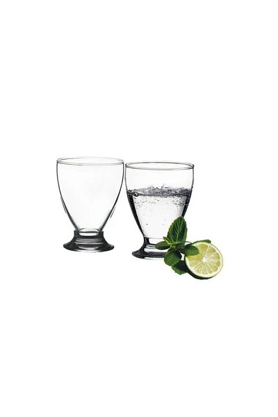 Paşabahçe 12-piece 145Cc- China White and Coffee Colored Wine Glass Set 41013