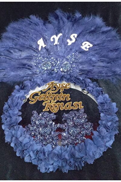 Evsay Isme Özel Kına Yelpazesi Ve Gelin Tefi Seti Lazer Güllü Deri Tef Vurmalı Çalgı Def Kına Gecesi Kına