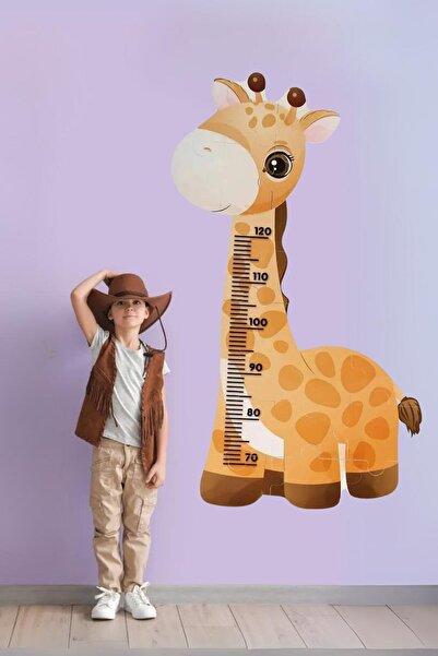 Irk Lemoon Παζλ - Αυτοκόλλητο μετρητή ύψους καμηλοπάρδαλης για διακόσμηση παι...