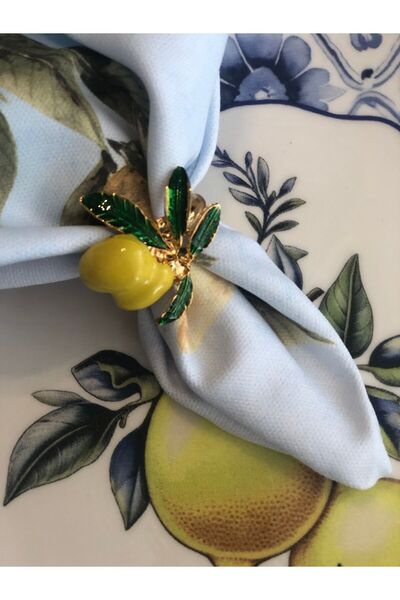 Refia co Limon Figürlü Peçete Halkası