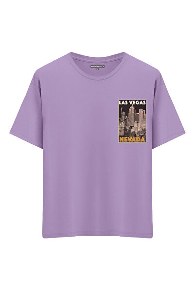 Mounte Bianca Unisex Las Vegas - Oversize kroj T-shirt