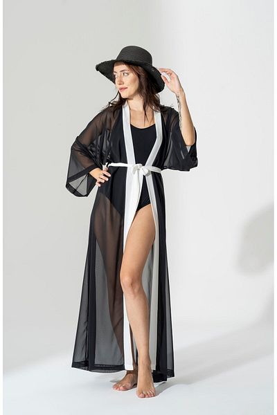 BEJ DOKU CHIFFON PAREO / KIMONO