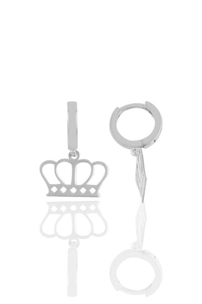 Söğütlü Silver Gümüş Taç Küpe Sgtl10369rodaj