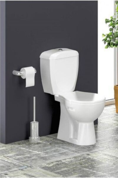 Turavit Pl1003 Polo Kanallı Alttan Çıkışlı Klozet, Nkp Yavaş Kapak