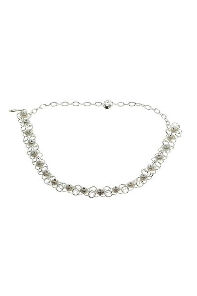 Söğütlü Silver Kadın Telkari Tek Sıra Kişniş Bileklik SGTL6270