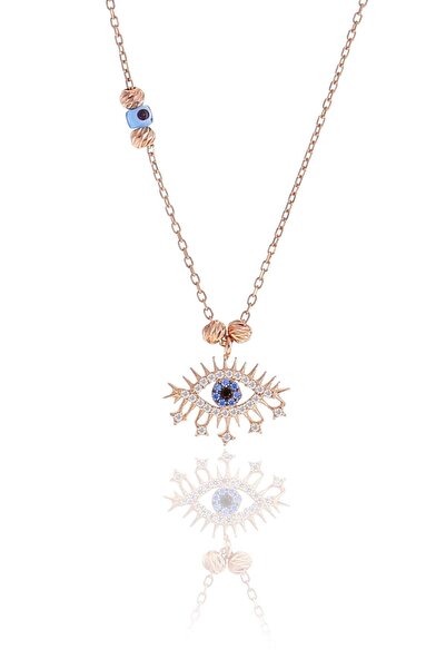 Söğütlü Silver Gümüş Rose Doricalı Lareyn Kolye Sgtl10501rose