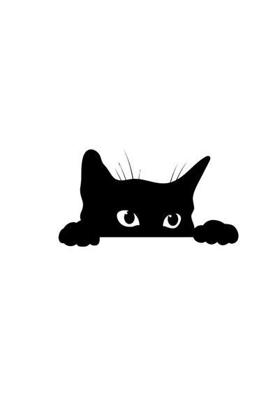 Advantage 15X8 cm Cat Car Window and Tailgate Sticker