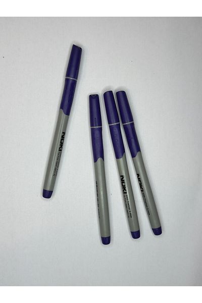 Noki 0.4 Mm Purple Fineliner Felt Tip Pen - 4 Pieces