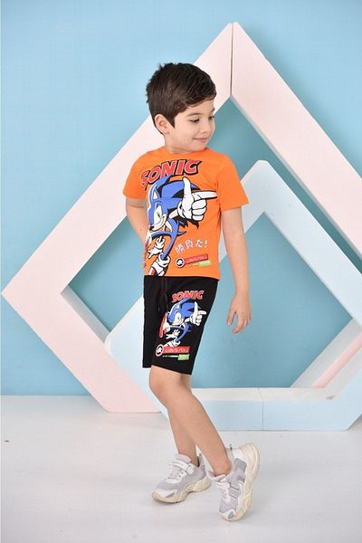 LİLLYPİCCA SONIC PRINTED SHORTS COTTON 2-Piece Top Bottom Set
