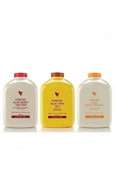 Forever Aloe Vera Gel 3 - (15 - 34 - 77 - ) Three Aloe Vera Flavor