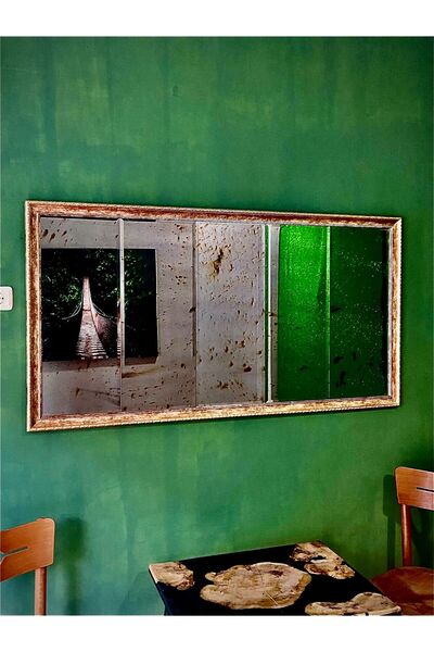 pupka design antik aynalı 130x75 dekoratif konsol aynası