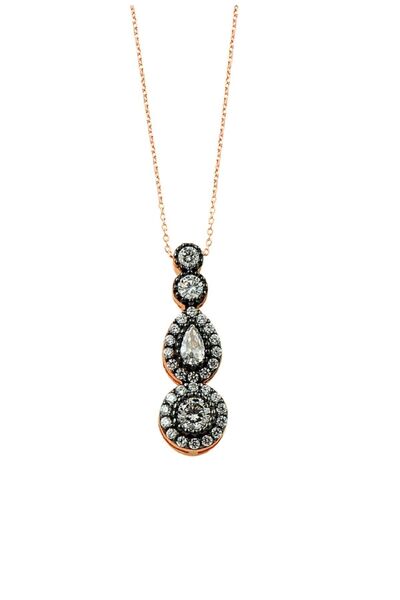Söğütlü Silver Kadın Rose Kolye SGTL1553