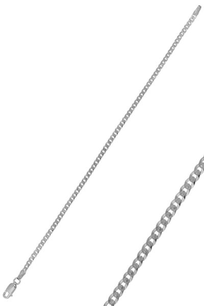 Söğütlü Silver Gümüş Italyan Gurmet Zincir Bileklik Sgtl11625rodaj