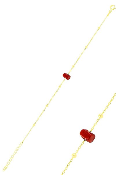 Söğütlü Silver Kadın Gümüş Mercan Renkli Top Top Bileklik SGTL9718GOLD