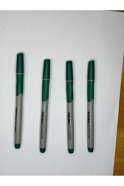 Noki Green Fineliner Felted Pen - 0.4 mm (4 Pieces)