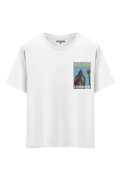 Mounte Bianca Unisex London - Oversize kroj T-shirt