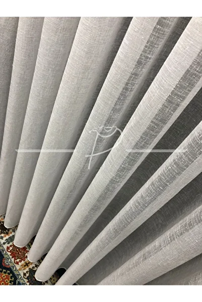 Emes Luxury Linen Foldet Curtain - Iron Free and Non-Wrinkle Patterned