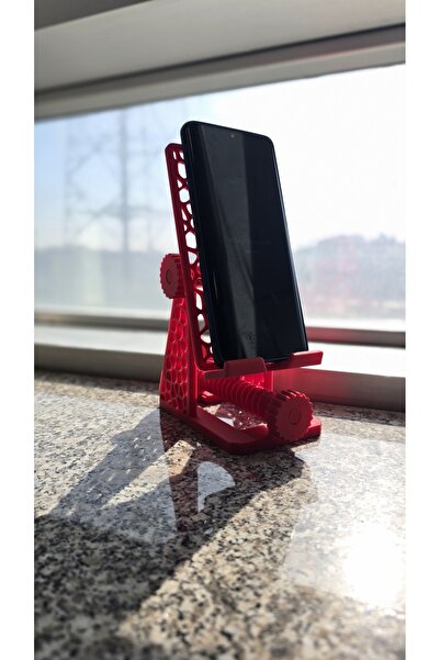 Aksesuar Akrobat Mekanik Görünümlü Ayarlanabilir Telefon Tutucu Masa Üstü Tab...