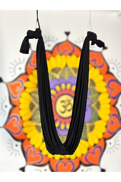 YogaKalp مجموعة أرجوحة اليوغا (عرض عريض / حصة تمدد 2.5 متر / اختيار مدربي الي...