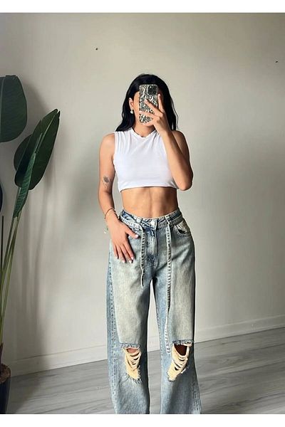 DENİKK Special Design - Baggy Cut Denim Jean Trousers