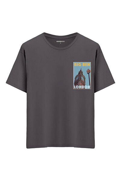 Mounte Bianca Unisex London - Oversize kroj T-shirt
