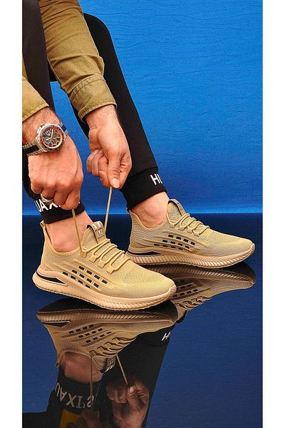 Tomsking Ανδρικά μπεζ casual αθλητικά παπούτσια μοντέλου 1966
