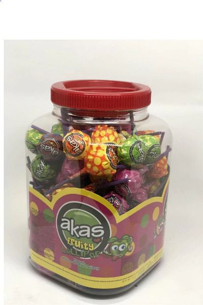 Kervan Akas Fruity Lollipop - 120 Pieces
