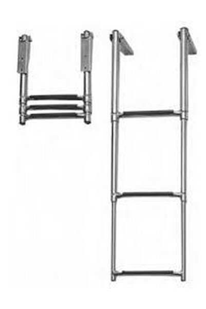 Birser 3 Lü Teleskopik Tekne Merdiveni
