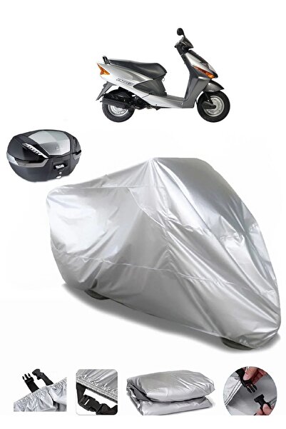 CoverPlus Honda Scv 100 F Beat Rear Bag Compatible Waterproof Motorcycle Tarp...