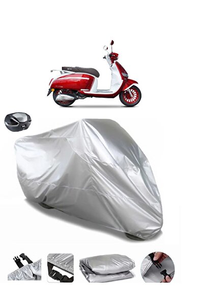 CoverPlus Yuki Risotto 50-125 Rear Bag Compatible Waterproof Motorcycle Canvas
